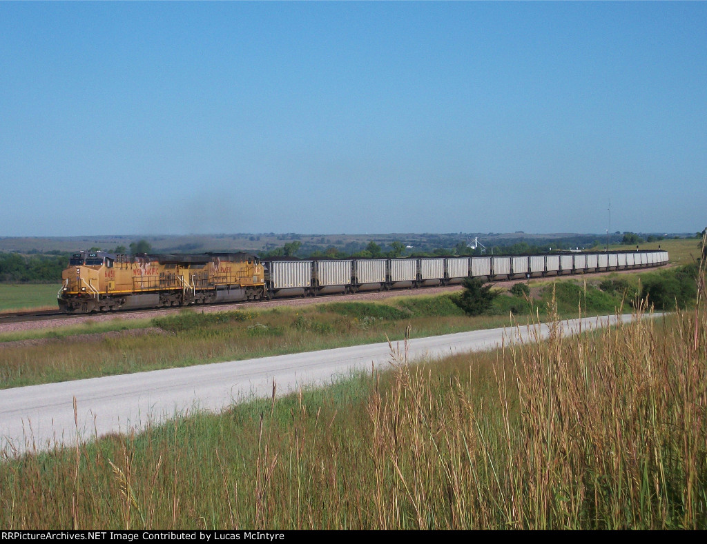 UP 6451 eastbound UP loaded coal train